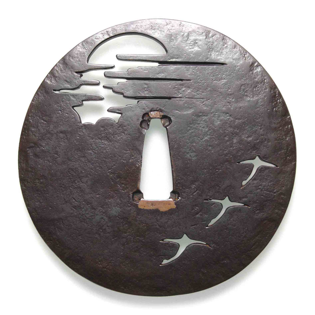 Moon Tsuba